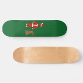 Weihnachtsfeiertage und Jackalope Skateboard (Horizontal)