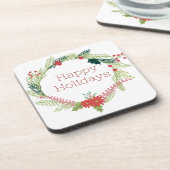 Weihnachtsfeiertage Untersetzer (Linke Seite)