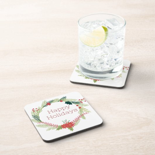 Weihnachtsfeiertage Untersetzer (Rechte Seite)