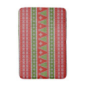 Weihnachtsfeiertage Vintag Badematte (Vorderseite Vertikal)