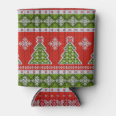 Weihnachtsfeiertage Vintag Dosenkühler (Vorderseite)