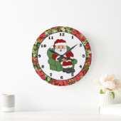 Weihnachtsfeiertage-Wanduhr Große Wanduhr (Zuhause)