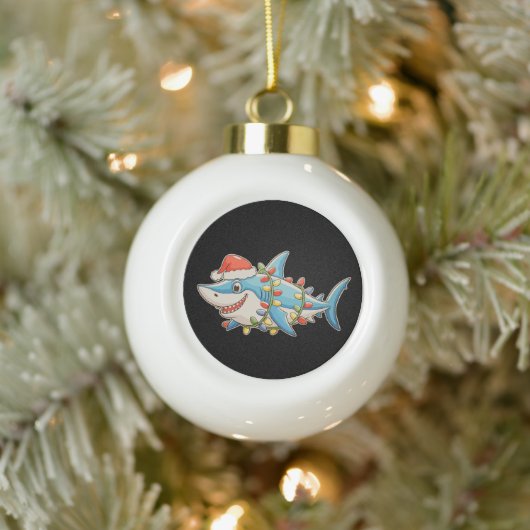 Weihnachtsfeiertage Weihnachten Weihnachtsmannmütz Keramik Kugel-Ornament (Baum)