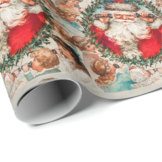 Weihnachtsfeiertage Weihnachtsfeiertag Geschenkpapier (Rolleneckpunkt)