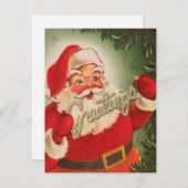 Weihnachtsfeiertage Weihnachtsgrüße Feiertagskarte (Vorne/Hinten)