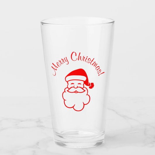 Weihnachtsfeiertage Weihnachtskalender Glas (Vorderseite)