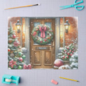 Weihnachtsfeiertage Wraath Seidenpapier (Basteln)