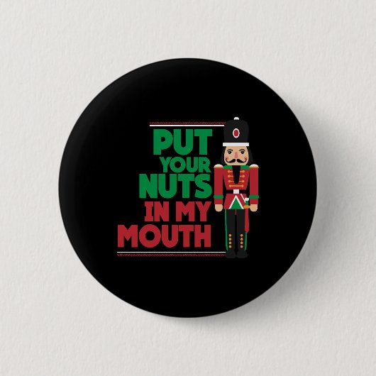 Weihnachtsfeiertage Xmas Button (Vorderseite)