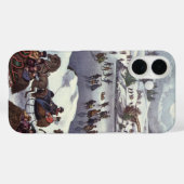 Weihnachtsfeiertage, Zentralpark im Winter Case-Mate iPhone Hülle (Rückseite (Horizontal))