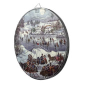 Weihnachtsfeiertage, Zentralpark im Winter Dartscheibe (Vorderseite rechts)