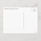 Weihnachtsfeiertage, Zentralpark im Winter Feiertagspostkarte (Rückseite)