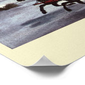 Weihnachtsfeiertage, Zentralpark im Winter Poster (Ecke)