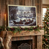 Weihnachtsfeiertage, Zentralpark im Winter Poster