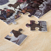 Weihnachtsfeiertage, Zentralpark im Winter Puzzle (Seite)