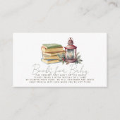 Weihnachtsfeiertagen - Buchanfragen Begleitkarte (Vorderseite)