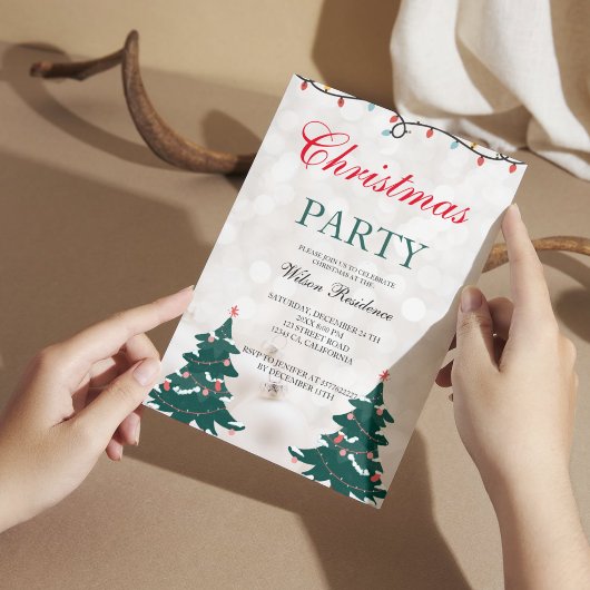 Weihnachtsfeiertagen Einladung