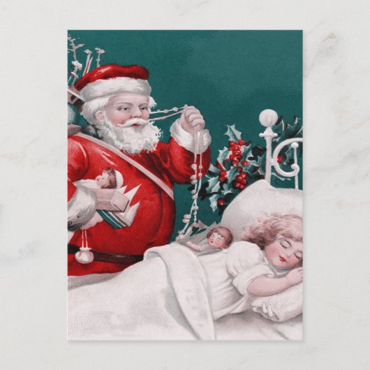 Weihnachtsfeiertagen Feiertagspostkarte (Vorderseite)