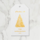 Weihnachtsfeiertagen Geschenkanhänger (Vorderseite)