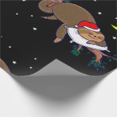 Weihnachtsfeiertagen Geschenkpapier (Ecke)