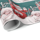 Weihnachtsfeiertagen Geschenkpapier (Rolleneckpunkt)