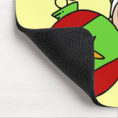 Weihnachtsfeiertagen Jingle Bells Elf Mousepad (Ecke)