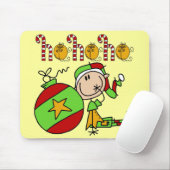 Weihnachtsfeiertagen Jingle Bells Elf Mousepad (Mit Mouse)