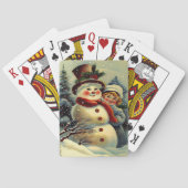 Weihnachtsfeiertagen Spielkarten (Rückseite)