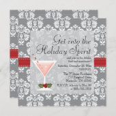 Weihnachtsfeiertags-Cocktail-Party Einladungen (Vorne/Hinten)