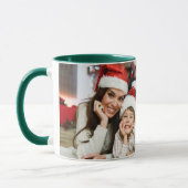 Weihnachtsfeiertags-Foto Tasse (Links)
