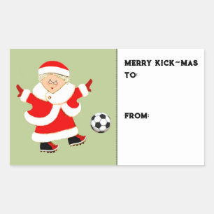 Weihnachtsfeiertags-Geschenktasten für Frauen Rechteckiger Aufkleber