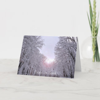 Weihnachtsfeiertags-Grußkarten Feiertagskarte