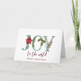 Weihnachtsfeiertags-Grußkartenfreude zur Welt Feiertagskarte