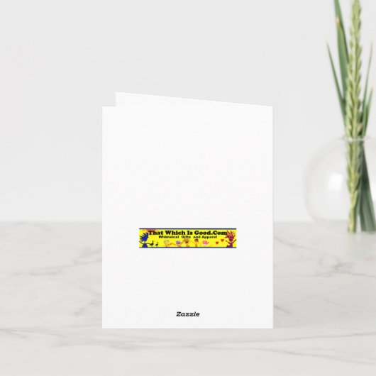 Weihnachtsfeiertags-Kajak-Karte Feiertagskarte (Rückseite)