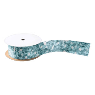 Weihnachtsfeiertags-lt Blue Glitter Satinband