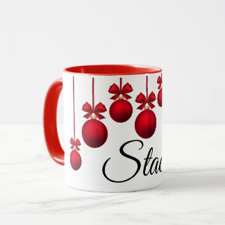Weihnachtsfeiertags-Namen-Tasse Tasse