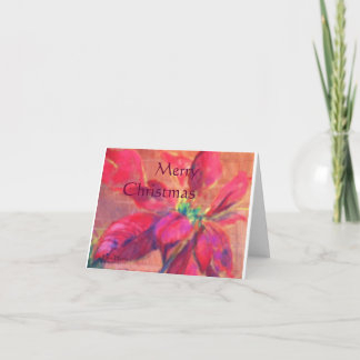 Weihnachtsfeiertags-Poinsettia Feiertagskarte