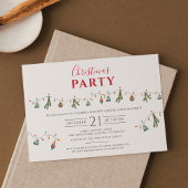 Weihnachtsfeiertagsbüro - Party Einladung