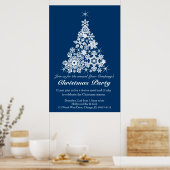 Weihnachtsfeiertagsbüroposter Poster (Küche)