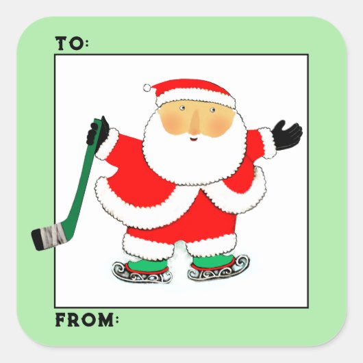 Weihnachtsfeiertagsgeschenk Tags Quadratischer Aufkleber (Vorderseite)