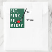 Weihnachtsfeiertagsgeschenk Tags Rechteckiger Aufkleber (Tasche)
