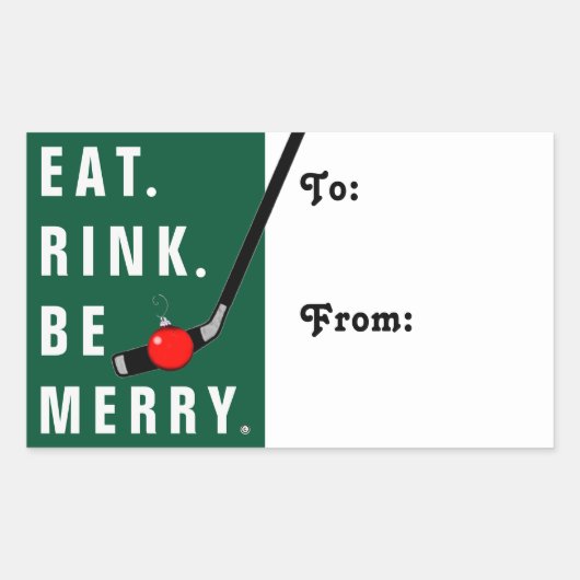 Weihnachtsfeiertagsgeschenk Tags Rechteckiger Aufkleber (Vorderseite)