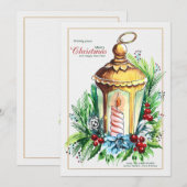 Weihnachtsfeiertagskarte Feiertagskarte (Vorne/Hinten)