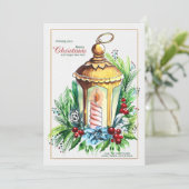 Weihnachtsfeiertagskarte Feiertagskarte (Stehend Vorderseite)