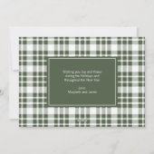 Weihnachtsfeiertagskarte Feiertagskarte (Rückseite)