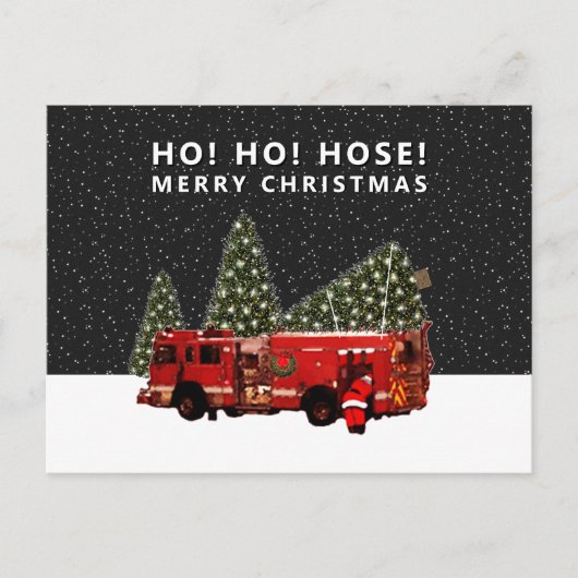 Weihnachtsfeiertagskarte Postkarte (Vorderseite)