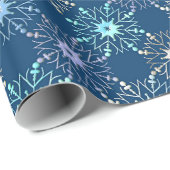 Weihnachtsfeiertagsmuster Geschenkpapier (Rolleneckpunkt)