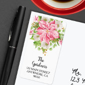 Weihnachtsfeiertagsrede Adressaufkleber