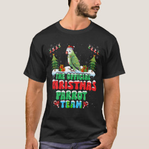Weihnachtsfeierteam Parrot Weihnachtsmannmütze Xma T-Shirt