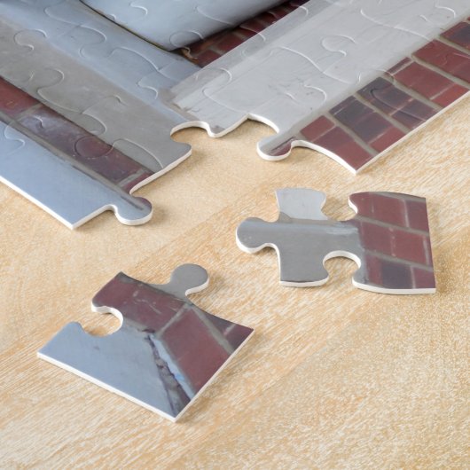 Weihnachtsfeiertür Puzzle (Seite)