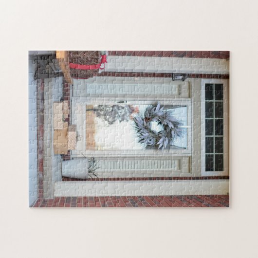 Weihnachtsfeiertür Puzzle (Horizontal)